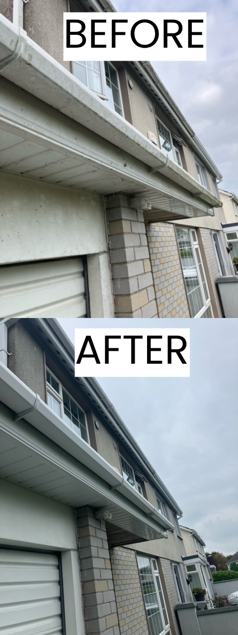 fascia and soffit cleaning in Raheen